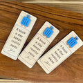 Wood & Acrylic Bookmark - A Book A Day Keeps Reality Away